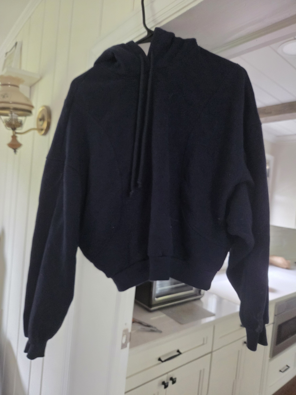 Sunday Men's Crewneck Hoodie in Navy Blue
